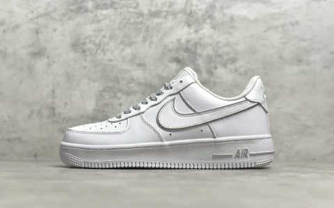 耐克空军Kith联名纯白 空军灰白满天星 Kith x NK Air Force 1 Low “NYC” 空军纽约限定