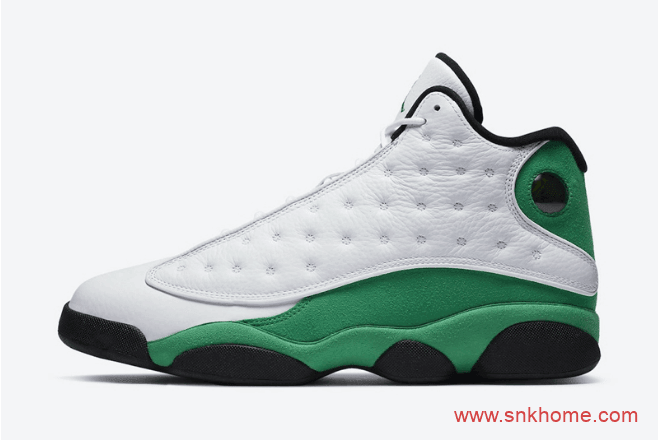 酷似AJ13雷阿伦 Air Jordan 13 “Lucky Green” AJ13白绿发售日期 货号：DB6537-113