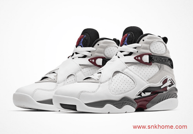 AJ8酒红太酷炫 Air Jordan 8 WMNS “Burgundy” AJ8高帮实战篮球鞋 货号： CI1236-104