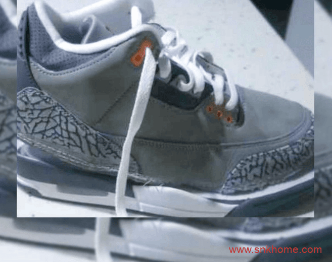 AJ13灰色实战球鞋 Air Jordan 3“Cool Grey” AJ13酷灰时隔十四年复刻 货号：CT8532-012