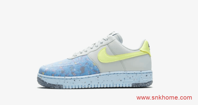 耐克空军垃圾鞋 Nike Air Force 1 Crater Space Hippie 系列空军可回收材料制鞋