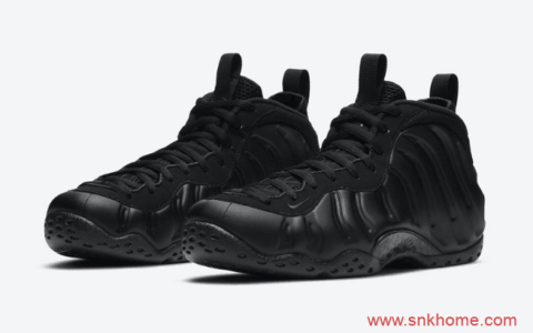 耐克黑色喷泡复刻 Nike Air Foamposite One “Anthracite” 耐克黑色喷发售日期 货号：314996-001