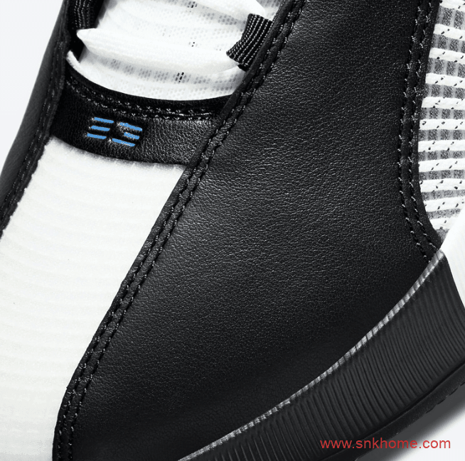 藤原浩AJ35联名官图 Fragment Design x Air Jordan 35 闪电AJ最新联名白黑蓝球鞋 货号：DA2371-10