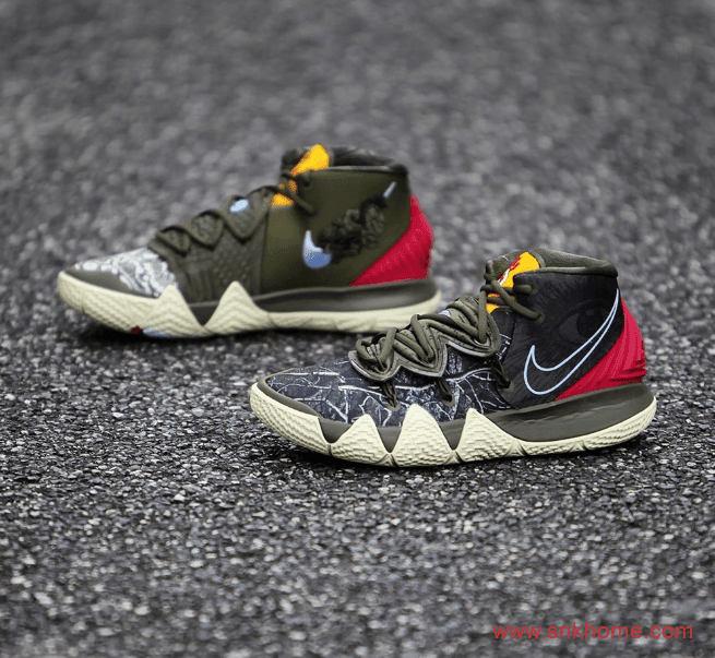 耐克欧文最新球鞋融合三代欧文经典元素Nike Kybrid S2 “What The” 欧文S2战靴发售日期货号：CQ9323-300