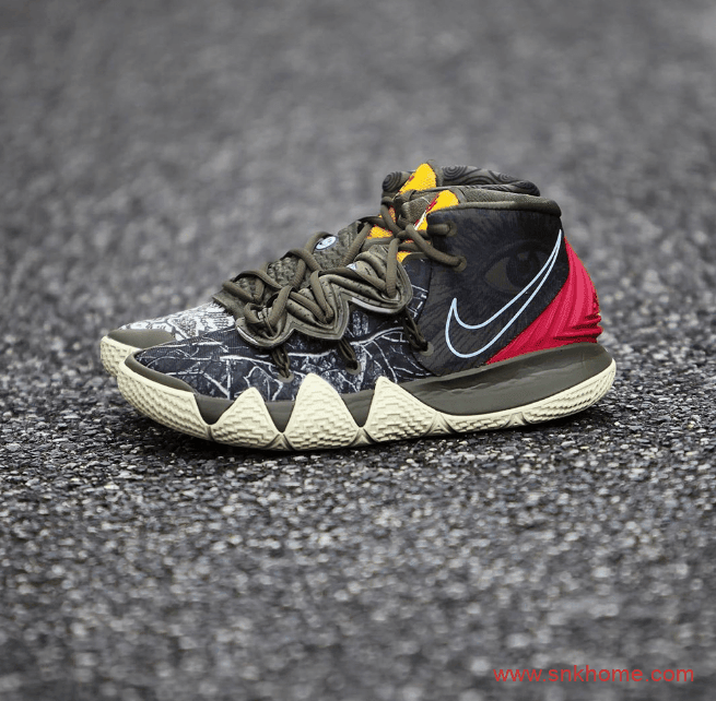 耐克欧文最新球鞋融合三代欧文经典元素Nike Kybrid S2 “What The” 欧文S2战靴发售日期货号：CQ9323-300