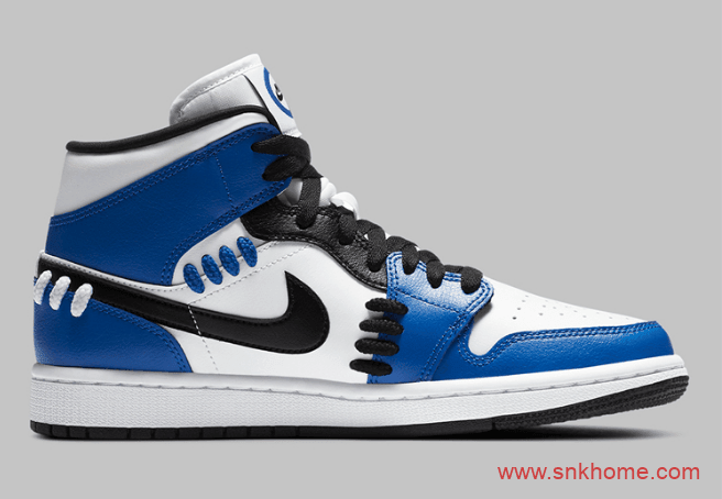 AJ1小闪电中帮 Air Jordan 1 Mid SE “Game Royal” AJ1中帮皇家游戏白蓝中帮 货号：CV0152-401