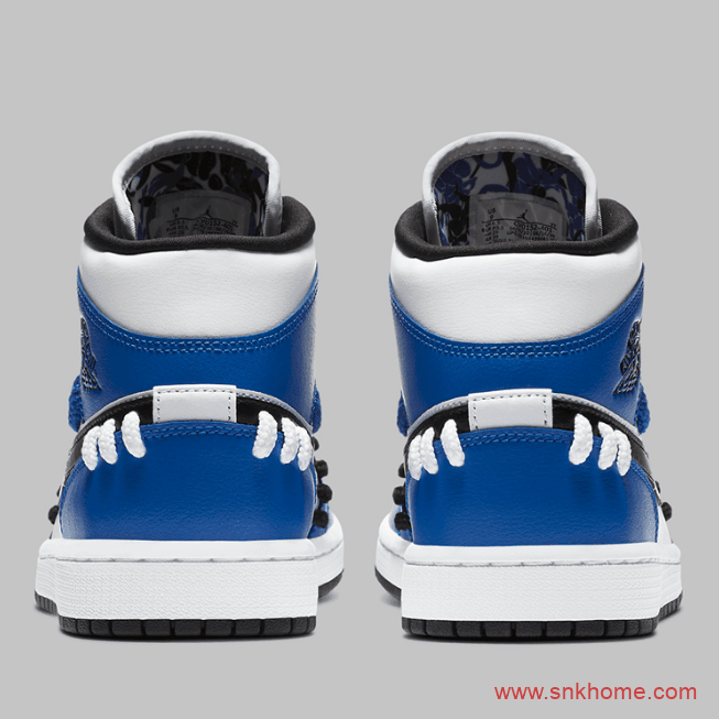 AJ1小闪电中帮 Air Jordan 1 Mid SE “Game Royal” AJ1中帮皇家游戏白蓝中帮 货号：CV0152-401