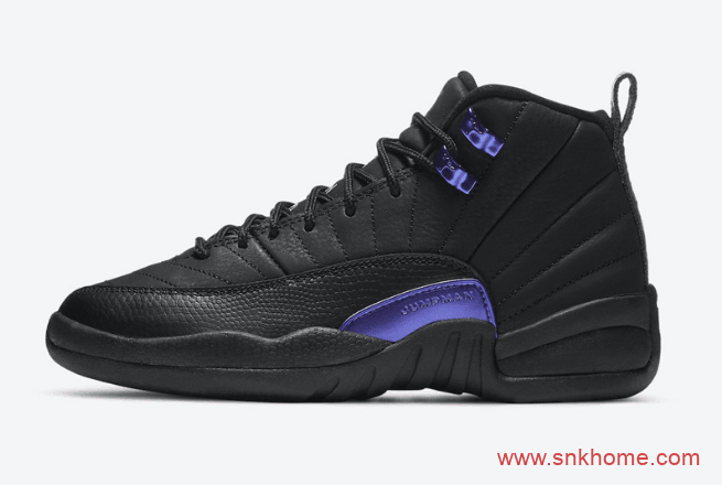 AJ12电光紫麂皮 Air Jordan 12 “Dark Concord” AJ12黑紫全新配色官图 货号：CT8013-005