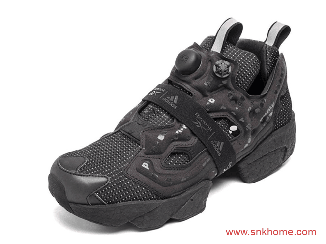 锐步阿迪达斯联名黑武士 Reebok Instapump Fury BOOST 锐步黑武士充气鞋发售日期 货号：G57662