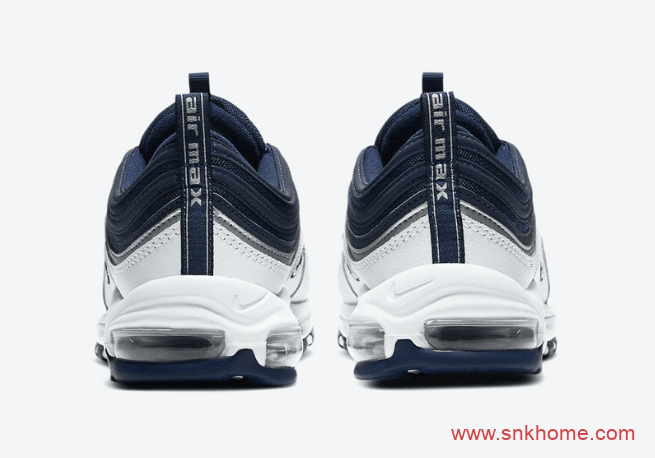 耐克MAX97海军蓝 Nike Air Max 97 耐克MAX97子弹头蓝灰新配色发售日期 货号：DH0612-400