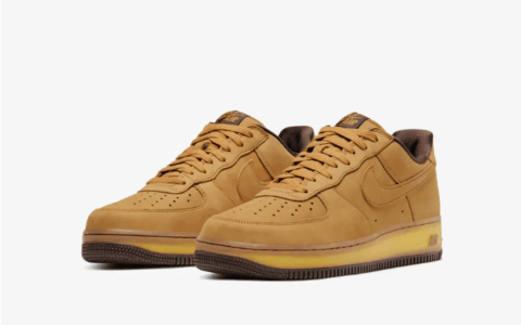 耐克空军一号小麦低帮新款 Nike Air Force 1 Low “Wheat Mocha” 空军小麦低帮复刻 货号：DC7504-700