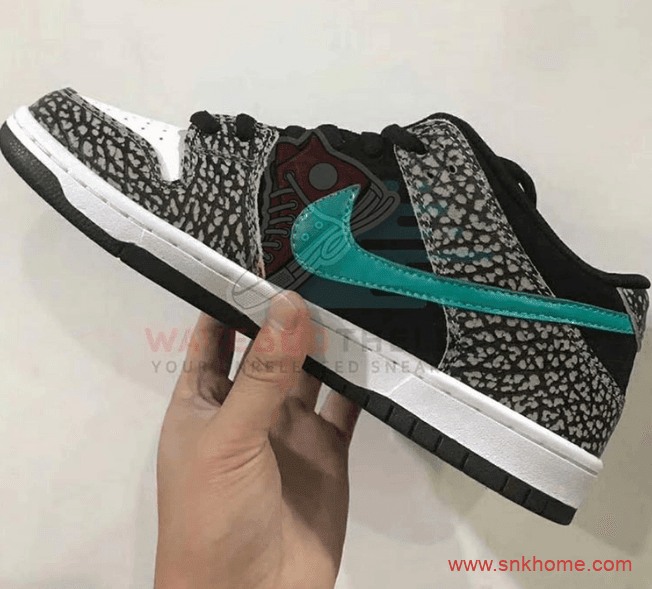 耐克Dunk SB大象纹低帮 Nike SB Dunk Low PRM “Elephant” 大象纹 Dunk SB发售日期 货号：BQ6817-009