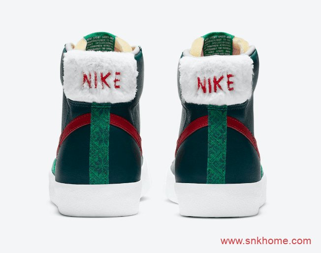 耐克圣诞节系列 耐克空军雪地靴版本Nike Air Force 1 High “Christmas” 耐克开拓者圣诞节 货号：DC1620-600