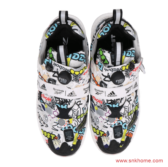Reebok Instapump Fury Boost “Sticker City” 锐步阿迪达斯联名充气鞋BOOST新款发售 货号：G57659