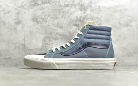 万斯包头杀人鲸 Vans Vault OG Style 138 LX 万斯雾霾蓝麂皮帆布鞋高帮