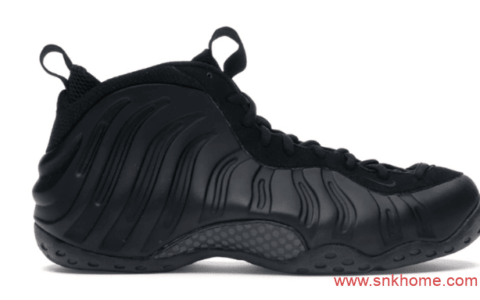 耐克纯黑喷泡2020复刻款即将发售 Nike Air Foamposite One “Anthracite” 耐克喷泡球鞋 货号：314996-001