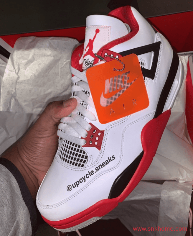 AJ4火焰红2020复刻版本实物图 Air Jordan 4 “Fire Red”复刻发售日期 货号：DC7770-160