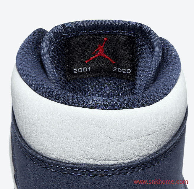 AJ1海军蓝 AJ1日本限定Air Jordan 1 High OG CO.JP “Midnight Navy” AJ1白蓝银色钩日本限定发售日期 货号：DC1788-100