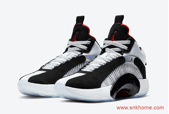 AJ35黑白实战篮球鞋 Air Jordan 35 “DNA” AJ35DNA球鞋发售日期 货号：CQ4227-001