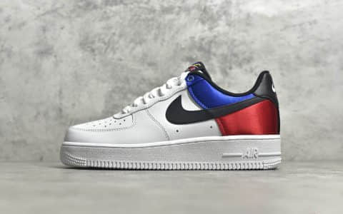 耐克鸳鸯丝绸拼接设计 NIKE Air Force 1 Low "Unite" 耐克空军彩色拼接 货号：CW7010-100