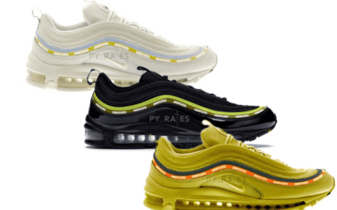 耐克MAX97Undefeated 联名天价鞋款 Undefeated x Nike Air Max 97三个配色发售日期 货号：DC4830-300