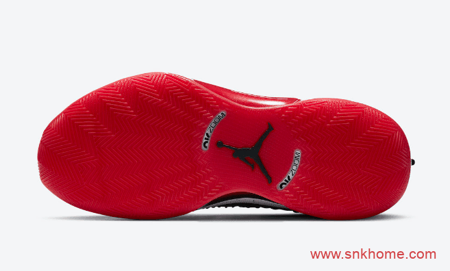 AJ35黑红实战球鞋发售日期 Air Jordan 35 “Bred” AJ35经典银色鞋舌 货号：CQ4227-030