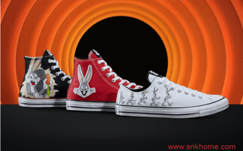 匡威兔八哥联名帆布鞋 Bugs Bunny x Converse Pro Leather、Chuck 70 匡威1970S兔八哥黑色高帮白色低帮