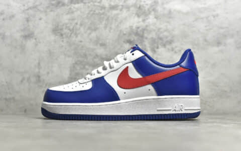 耐克空军一号白蓝红低帮板鞋 NIKE Air Force1 LOW'07 CJ纯原版本耐克空军货源 货号：CZ9164-100