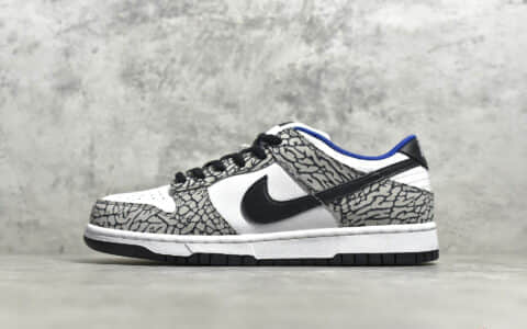 耐克DUnk SB蓝爆裂纹Superme × NIKE Dunk SB Low NYC 纯原版本耐克Dunk蓝水泥 货号：304292-001