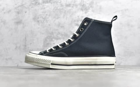 匡威DT纯原版本莆田顶级匡威复刻 Converse x N.Hollywood x 野口强三方联名 匡威1970S黑色高帮 货号：1CK716