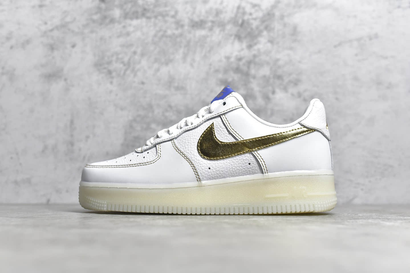 耐克空军洛杉矶限定纯原版本 Nike Air Force 1'07 Low 耐克空军一号白金荔枝皮低帮 货号：CJ1686-130