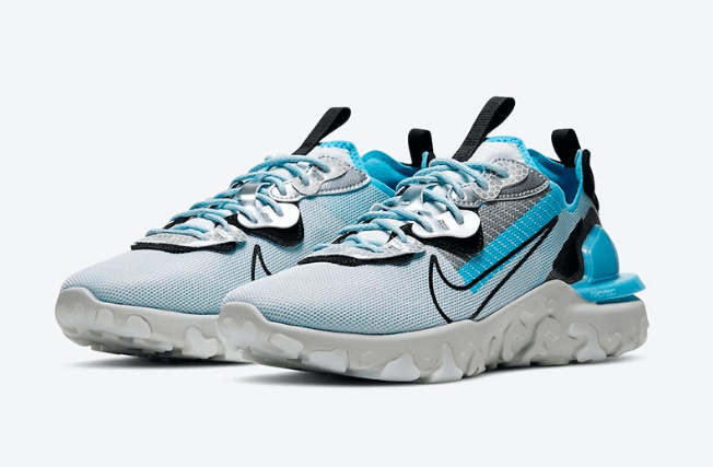 耐克瑞亚反光蓝色新款发售 3M x Nike React Vision 科技巨头与 Nike 联名新鞋 货号：CU1463-003