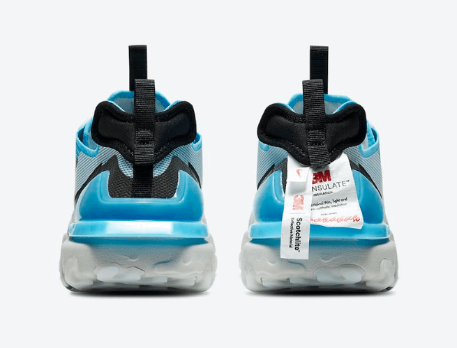 耐克瑞亚反光蓝色新款发售 3M x Nike React Vision 科技巨头与 Nike 联名新鞋 货号：CU1463-003