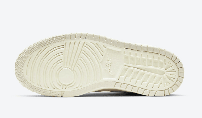 AJ1奶茶配色官图曝光 Air Jordan 1 Zoom CMFT “Summit White” AJ1米白色高帮 货号：CT0979-100