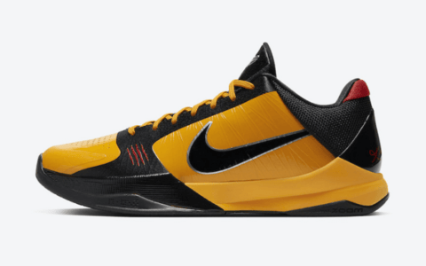 耐克科比五代李小龙配色 Nike Kobe 5 Protro “Alternate Bruce Lee” 科比黑金黑白两款球鞋 货号：CD4991-101