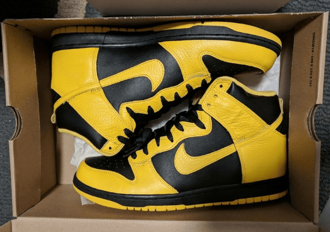 耐克Dunk武当配色新款登场 Nike Dunk High SP "Varsity Maize" 耐克Dunk黄色高帮板鞋 货号：CZ8149-002