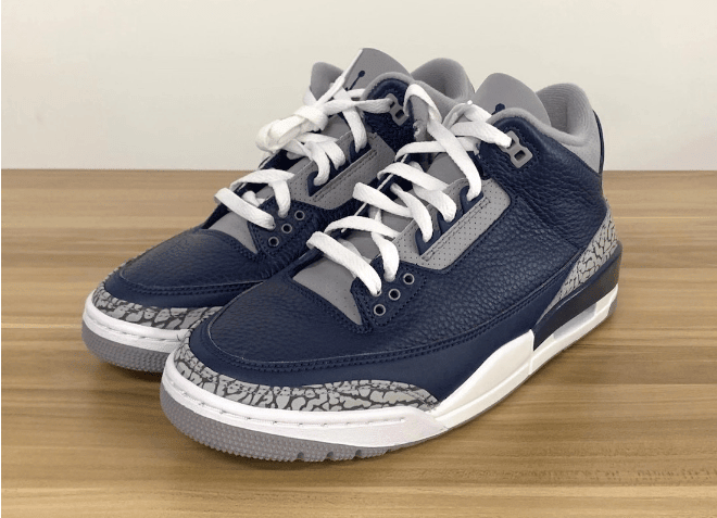 AJ3午夜蓝明年年初发售 Air Jordan 3 “Midnight Navy” AJ3灰蓝中帮球鞋实物图 货号：CT8532-401