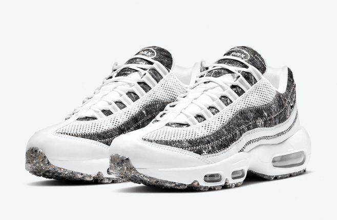 耐克MAX95环保主题 耐克垃圾鞋 Nike Air Max 95 Crater耐克MAX95奥利奥发售日期 货号：CV8830-100