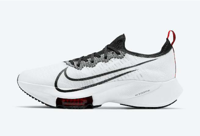 耐克NEXT%白黑色跑鞋 Nike Air Zoom Tempo NEXT% 耐克黑白红全新配色即将发售 货号：CI9923-102