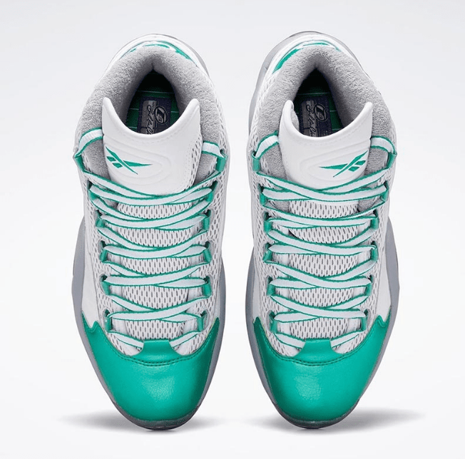 锐步艾弗森橄榄队球衣元素加持 Reebok Question Mid “Philadelphia Eagles” 新款艾弗森球鞋 货号：FZ399