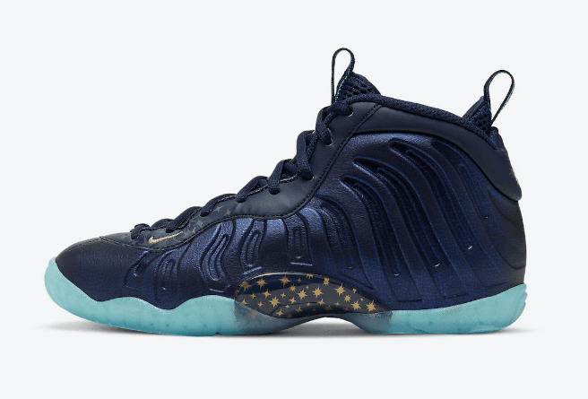 耐克午夜繁星喷全新配色 Nike Little Posite One “Obsidian” 耐克喷泡黑曜石改版款 货号：CZ6547-400