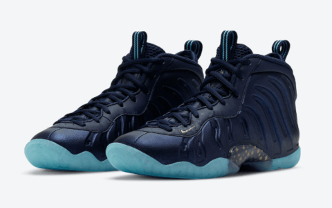 耐克午夜繁星喷全新配色 Nike Little Posite One “Obsidian” 耐克喷泡黑曜石改版款 货号：CZ6547-400