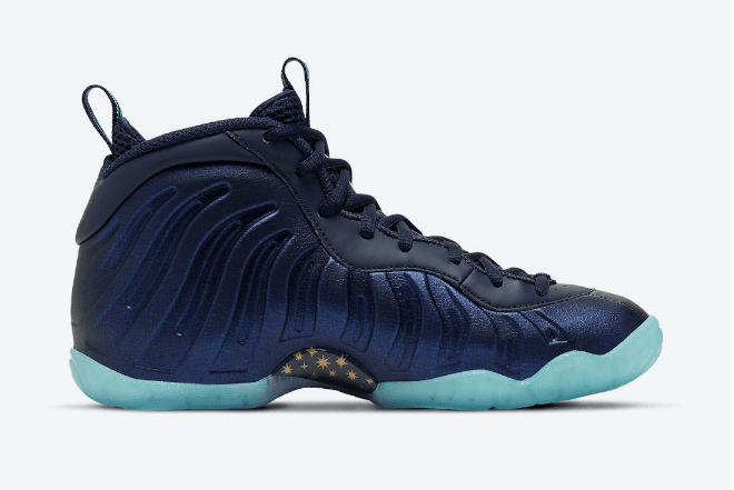 耐克午夜繁星喷全新配色 Nike Little Posite One “Obsidian” 耐克喷泡黑曜石改版款 货号：CZ6547-400