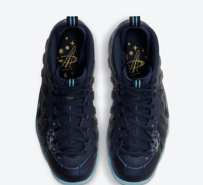 耐克午夜繁星喷全新配色 Nike Little Posite One “Obsidian” 耐克喷泡黑曜石改版款 货号：CZ6547-400