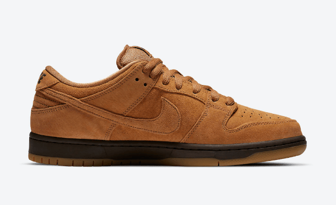 耐克Dunk小麦摩卡 Nike SB Dunk Low “Wheat Mocha” 耐克最新小麦配色发售日期 货号：BQ6817-204