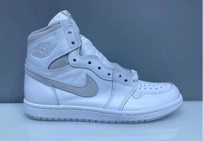 AJ1白灰高帮元年复刻 Air Jordan 1 High ’85 “Neutral Grey”实物图曝光 货号：BQ4422-100