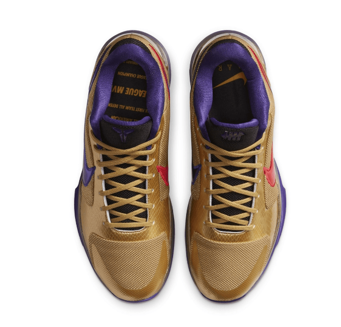 耐克科比5代名人堂配色 UNDEFEATED x Nike Kobe 5 Protro “Hall of Fame” 科比5代球鞋新配色发售 货号：DA6809-700