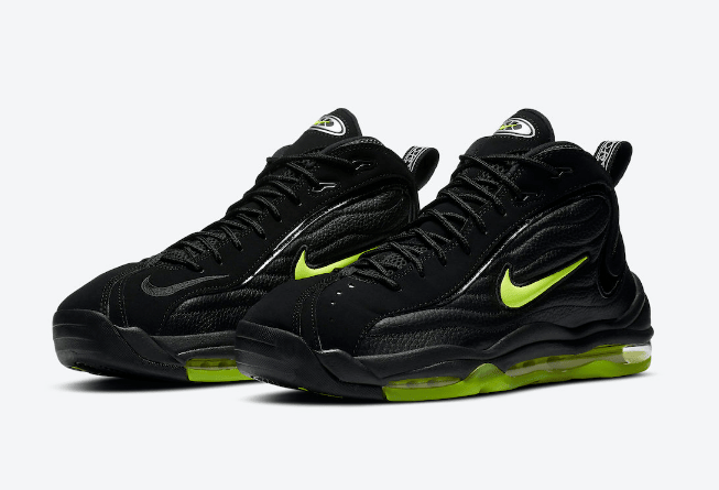 耐克黑绿气垫跑鞋 Nike Air Total Max Uptempo 风靡90年代的耐克气垫复刻 货号：DA2339-001