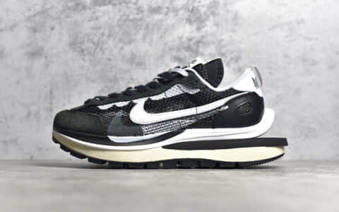 耐克Sacai联名黑色老爹鞋 Sacai X Nike regasus vaporrly SP 耐克双钩翻毛皮原厂品质 货号：CV1363-001