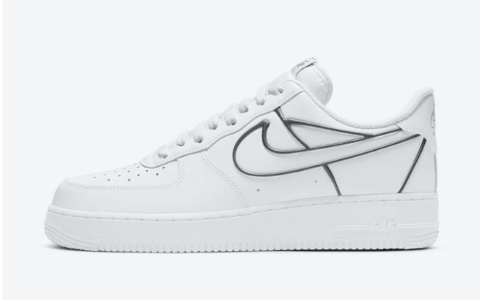 耐克空军官方二次元低帮 Nike Air Force 1 Low 经典耐克空军一号全白小白鞋 货号：DH4098-100